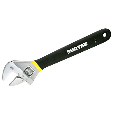 SURTEK Adjustable Wrench 6 in. Plastic Coating 506P